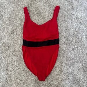 ASOS High-Cut One-Piece Swimsuit – Size US 36DDD/F